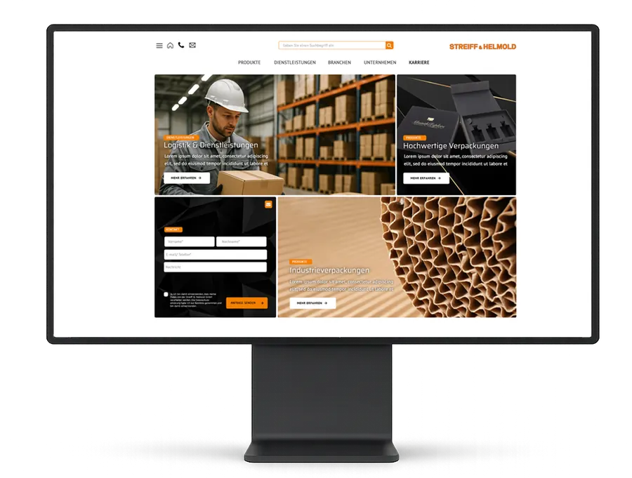 Website von Streiff & Helmold
